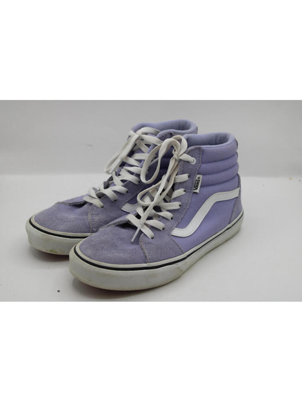 Vans Purple Lavender Suede High-Top Sneakers Missy Size 5 Women's Size 6.5